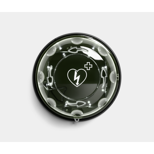 ROTAID utendørs hjertestarterskap med alarm og lys 