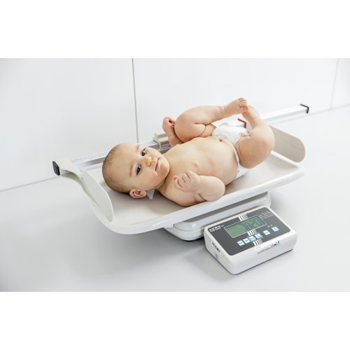 Spedbarnsvekt med lengdemåler, 15 kg, medisinsk godkjent 