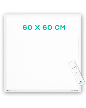 Lysboks til synstavler, 60x60 cm, LED-skjerm med fjernkontroll 