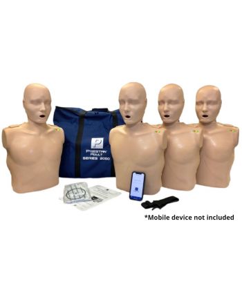 Prestan 2000 førstehjelpsdukke med HLR-analyse på mobil (4) 
