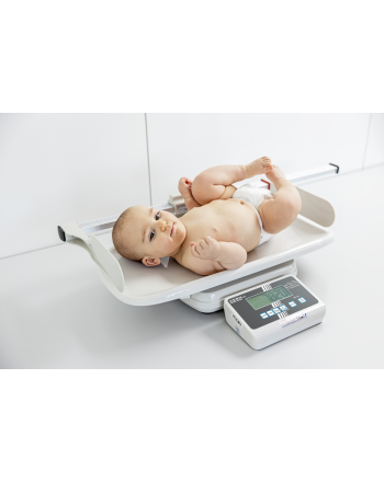 Spedbarnsvekt med lengdemåler, 15 kg, medisinsk godkjent 