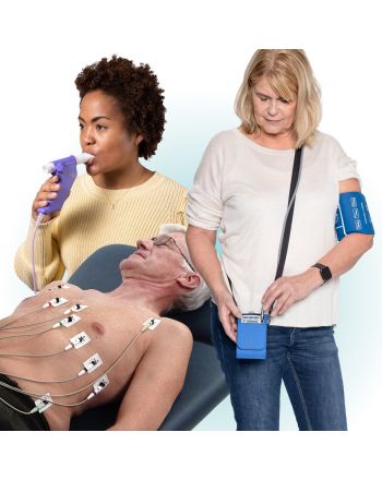 Spirare spirometri, EKG og 24-timers blodtrykksapparat 